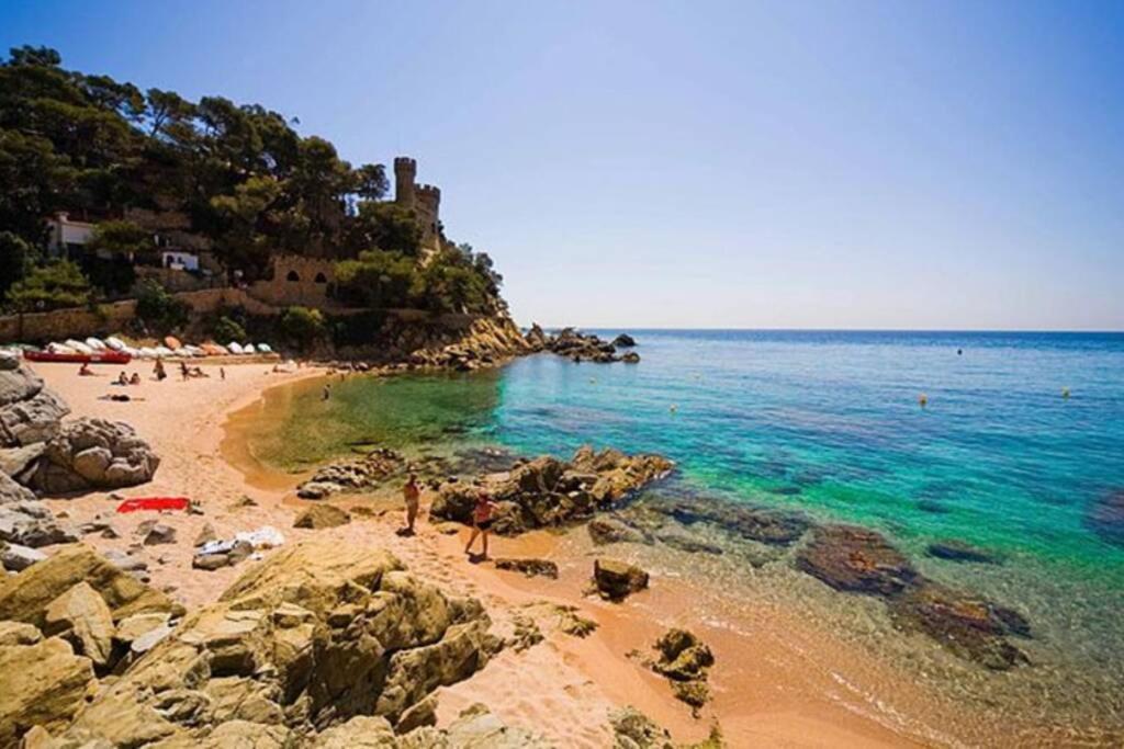Apartamento Con Piscina A 2 Minutos De La Playa!!! Lloret de Mar Esterno foto